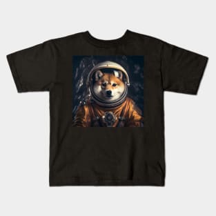 Astro Dog - Shiba Inu Kids T-Shirt